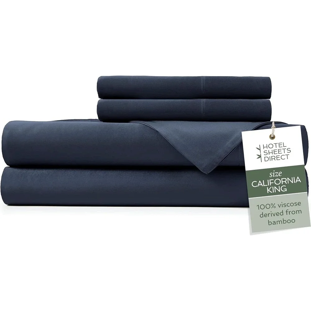 Hotel Sheets Direct 100% Viscose Derived Bamboo Sheets Set Cali King Cooling